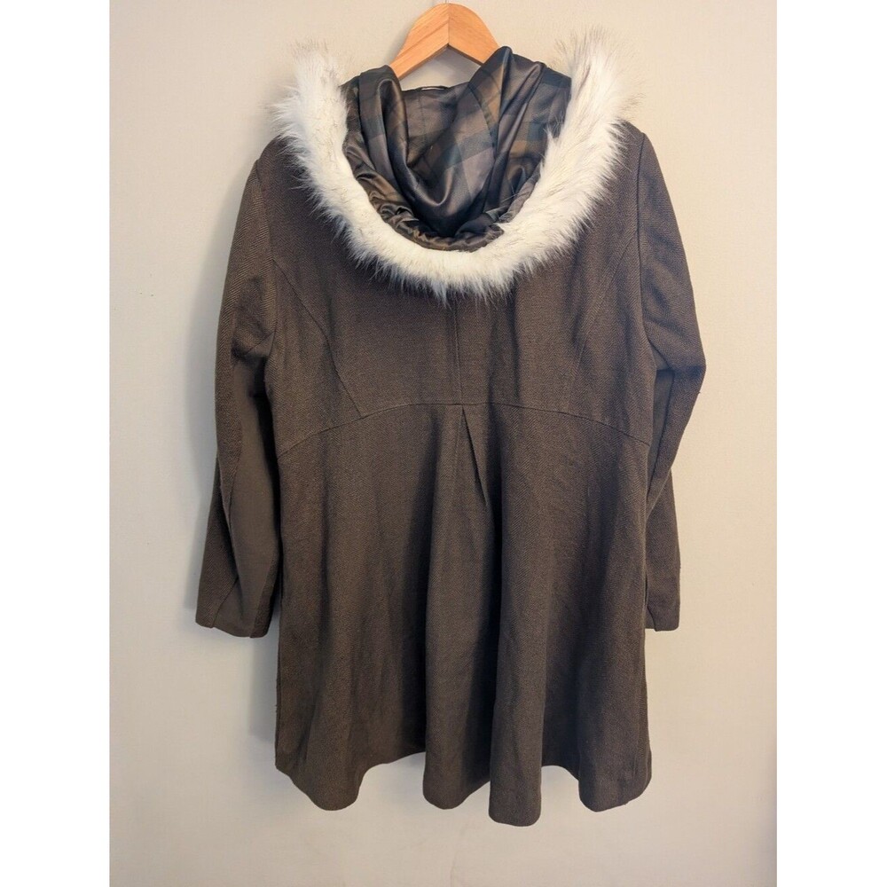 Outlander X Torrid Olive Green Tartan Jacket Size 1 - Picture 7 of 10
